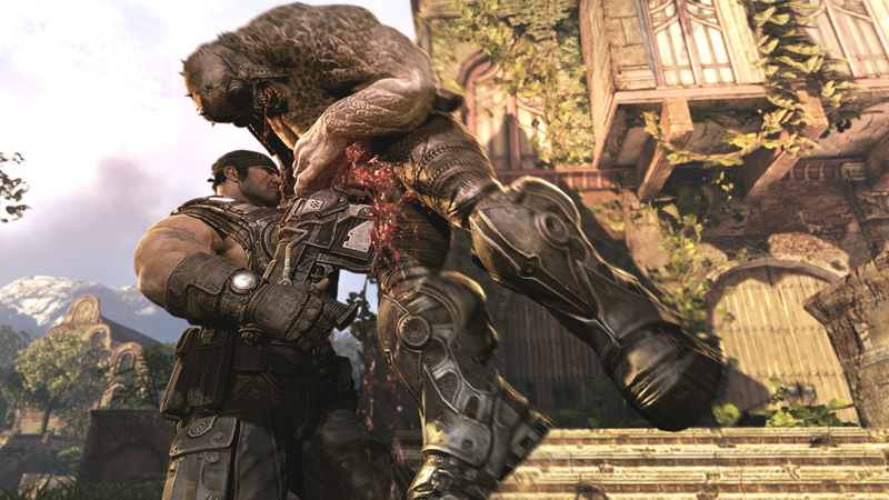 Illustration for article titled Gears Of War 3 Screens Give Marcus Time To Check Out The Ladies